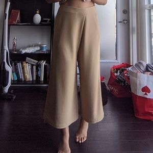 Oak + Fort beige baggy trousers (New)
